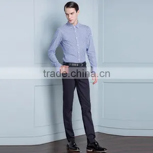 Slim Fit Shirts For Men Wear Fashion Business Men Dress Shirt Custom Made thumbnail-4