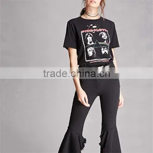 New Style Funky Rehab Flared Ankle Dress Pants for Womens thumbnail-2