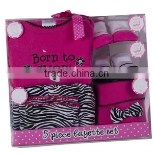 Baby 5pcs Pvc Box/baby Garment/baby Clothing Set thumbnail-1