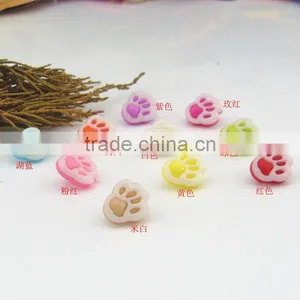Monopoly Child Buckle Button Clasp Buckle Candy Color Children's Little Feet Cartoon Buttons 13mm thumbnail-1