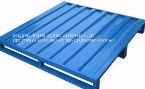 Blue Warehouse Cargo Stainless Steel Pallet Racking Single Faced thumbnail-1