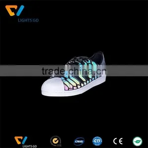 2016 Hot Sell Flash Colorful Rainbow Reflective Fabric for Cloth thumbnail-5