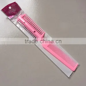 Pink Hair Combs, Hair Extension Loop Brush, Razor Combs thumbnail-6