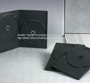 Double DVD Case Double DVD Box Double DVD Cover 7mm Black thumbnail-2