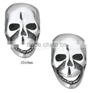 New MINI Stainless Steel Beads Skull With Crossbones on Sale thumbnail-1
