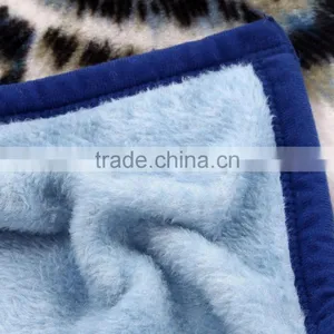 China Factory Bulk Buy Tiger Print Throw Blanket Super Soft Raschel Baby Blanket thumbnail-4