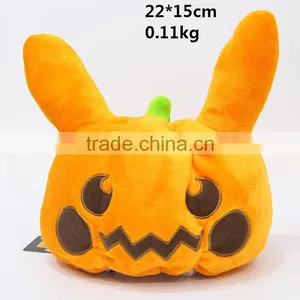 Wholesale Cheapest Plush Cap Cartoon Pumpkin Anime Cosplay Cute Plush Hat 22*15cm thumbnail-1