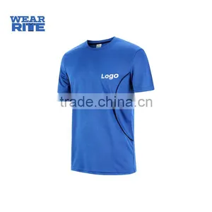 Logo Printing 100% Dry Fit Polyester Moisture Wicking T Shirt thumbnail-4