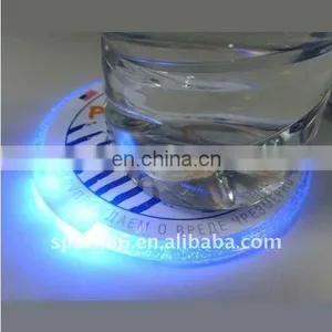 Colorful Flashing Led Illuminated Coaster Lighted Pedestal thumbnail-1