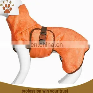 Cute Absorbent Luxury Dog Bathrobes Coat thumbnail-5