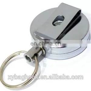 Logo Printing Metal Keychain Function Badge Reel Holders thumbnail-2