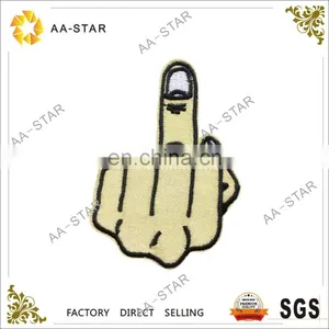 The Middle Finger Clothing Patches Designer thumbnail-1