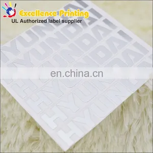 Total Quality Controled Customized Metal Nickel Sticker Label thumbnail-3