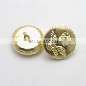 Fashion Gold Brass Buttons for Military 17mm thumbnail-1