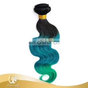 New Arrival Virgin Brazilian Hair 3 Tone Ombre Color Natural Hair Extensions thumbnail-3