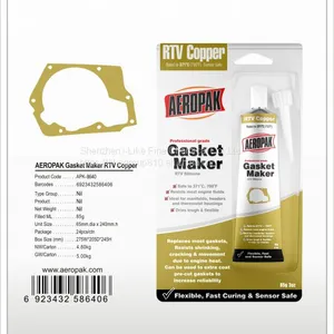 AEROPAK 85g Copper and Scarlet Hi-Temp RTV Gasket Maker thumbnail-1