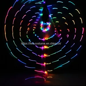 Led Color Change Smart Isis Belly Dance Wings thumbnail-5