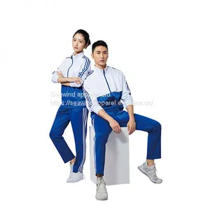 Wholesale School Uniforms, Polyester Sportswear, Plain Tracksuit thumbnail-1