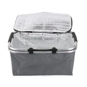 High Quality Food Collapsible Basket 600d Material Picnic Basket Bag thumbnail-2