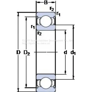 SKF 6020-2Z Deep Groove Ball Bearings thumbnail-1
