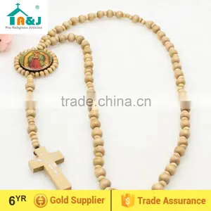 Wholesale Wooden Beads Gudalupe Rosary thumbnail-1
