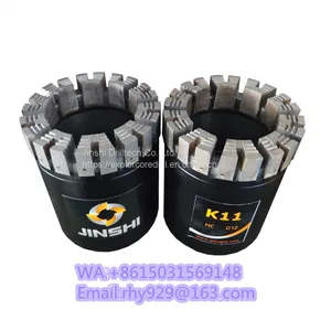 AQ BQ NQ HQ PQ All Sizes of Impregnated Diamond Core Drill Bits for Hard Rock thumbnail-1