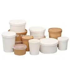 Takeaway White Paper Bowl Price Disposable Bowls Soup Food Bowls thumbnail-1
