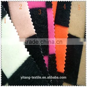 Flocking Square Pattern Velvet Fabric thumbnail-2