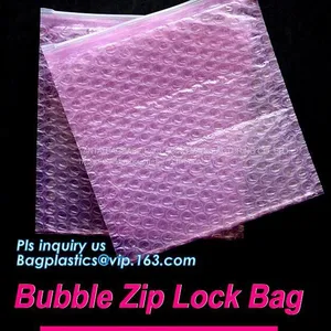 Slider Padded Grip Seal Black Matt Bags, Air Bubble Bag With Slider Zipper, Anti Static Slider Seal, Metallic Glossy Bag thumbnail-1