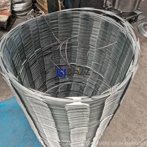 Galvanized Razor Wire CBT-65 18 Inch Diameter 33 Loops for Perimeter Security Fencing Wire thumbnail-3