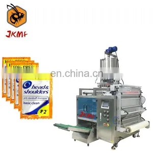 High Speed 4 Line 5ml 10ml Shampoo Sachet Packing Machine thumbnail-1