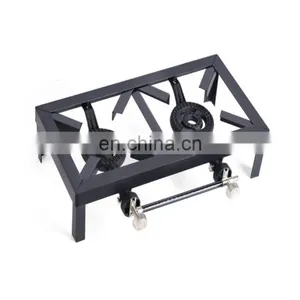 Portable Outdoor Camping Cooking Double Burner Gas Stove thumbnail-1