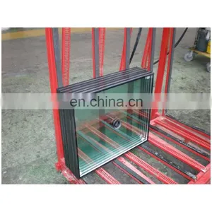 Fix Aluminum Frame Double Glazing Insulated Triangle Tempered Low E Commercial Doors Window Glass thumbnail-1