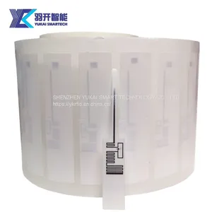 Smart Tag UHF RFID 900MHz Epc Gen2 Etiqueta RFID UHF Long Range Small Size Security RFID Jewelry Labels Sticker Price Tags for Store Management thumbnail-1