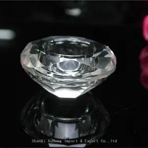 Cheap Wholesale Wedding Favors Crystal Diamond Candle Holder For Souvenirs Guests thumbnail-3