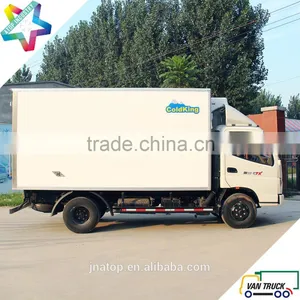 Foton Ollin 4.3m Reefer Truck Body With Stainless Steel Meat Hanging Hook Meat Hook Refrigerated Truck thumbnail-2