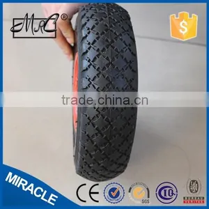 MRC Small Pneumatic Foldable Bottled Water Tray Trolley Rubber Wheelbarrow Wheel 3.00-4 thumbnail-2