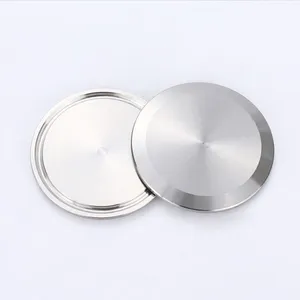 304 Stainless Steel Quick Installation Blind Plate Sanitary Clamp Type Chuck Blind Plate Plug Blind Cover Plug Plate Clamp Blind Plate thumbnail-1