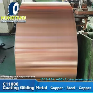Copper - Steel - Copper Copper Strip Cu Clad Materials T2/If/T2 C11000 thumbnail-2