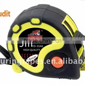 3 Stops Rubber Coated 3m,5m,7.5m10m Steel Tape Measure thumbnail-3