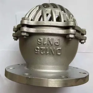 China Factory Price 8 Inch PN16 Stainless Steel SS304 SS316 Foot Valve for Industrial Water Pump Swing Check Valve thumbnail-5