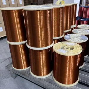 0.25-0.50mm 180C Polyester Magnet Aluminum Wire for Electric Motor Coil Winding thumbnail-3