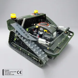 CE Verified Industrial Grade 4-Stroke 800mm Self Propelled Remote Controlled Slasher Mower With Gasoline Engine thumbnail-1