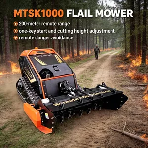 Vigorun Wireless Remote Control Lawn Mower Euro 5/EPA 3 Hours of Working Time 24hp RC Mulcher thumbnail-1