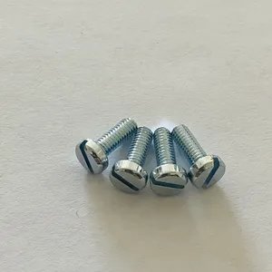 DIN84 / ISO1207 Slotted Cheese Head Machine Screw Cylindrical Head thumbnail-1