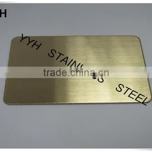 High Quality Champagne Gold Stainless Steel Sheet thumbnail-1