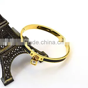 Fashion Jewelry 2016 Lock Bangle Bracelet thumbnail-5