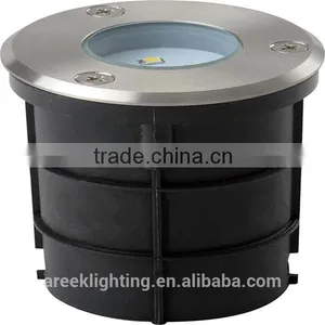 Round Shape 220-240V IP67 4*0.2W LED Die-cast Aluminium Body and 304 Stainless Steel Cover Underground Light thumbnail-1