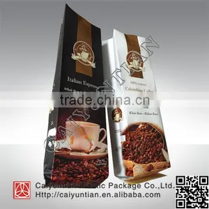 Aluminum Foil Standup Coffee Pouch With Tin Tie thumbnail-1