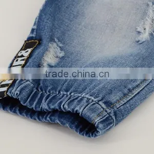 Wholesale Baby Girl Clothes 2016 New Summer Girl Ripped Jeans Lovely Little Girl Cropped Trousers thumbnail-6